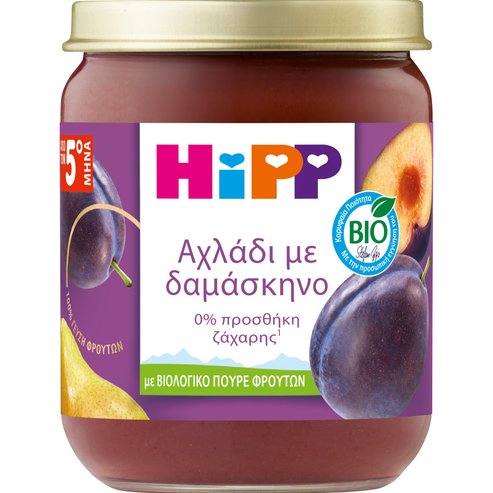 Hipp Bio Pear & Plum Baby Fruit Cream 5m+ 160g