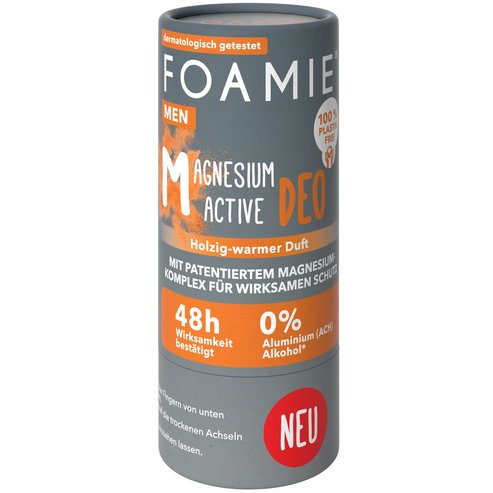Foamie Men Power Up Magnesium Active Solid Deodorant 40g