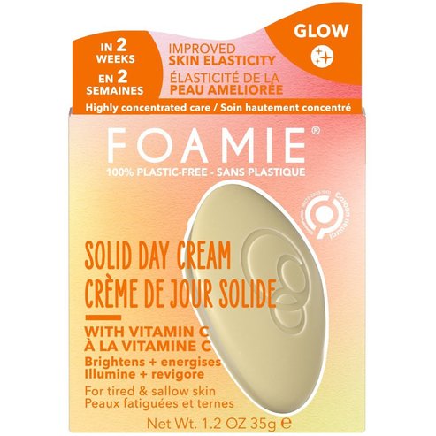 Foamie Solid Face Cream Bar Energy Glow with Vitamin C for Tired & Sallow Skin 35g