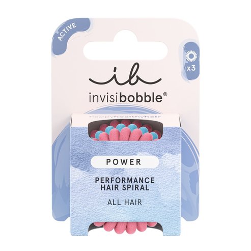 Invisibobble Power Performance Hair Spiral 3 бр - Fluffy Rose & Ice