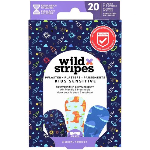 Wild Stripes Kids Space Plasters 20 бр