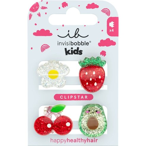 Invisibobble Clipstar Kids Frutti Fun 4 бр