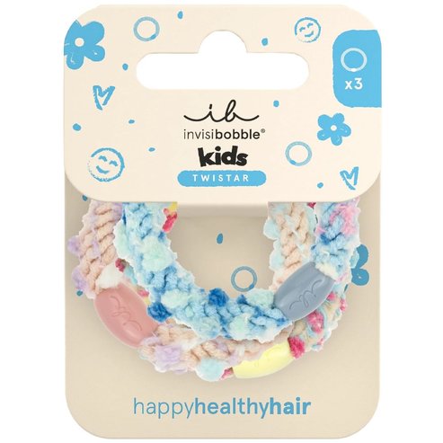 Invisibobble Twistar Kids Pom Pom Tie 3 бр