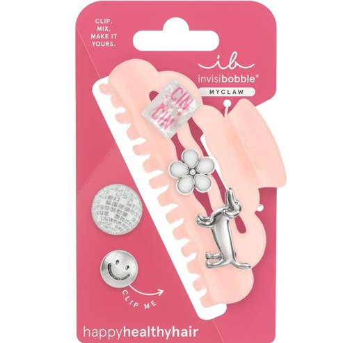 Invisibobble Clipstar Myclaw Hug me, Baby Щипка за тънка & нормална коса & charms с различни дизайни за уникален стил 1 брой