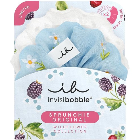 Invisibobble Limited Collection Wildflower Sunthreads Original Sprunchie Ластик за коса с флорални детайли за максимално задържане & мека, ефирна визия 2 броя