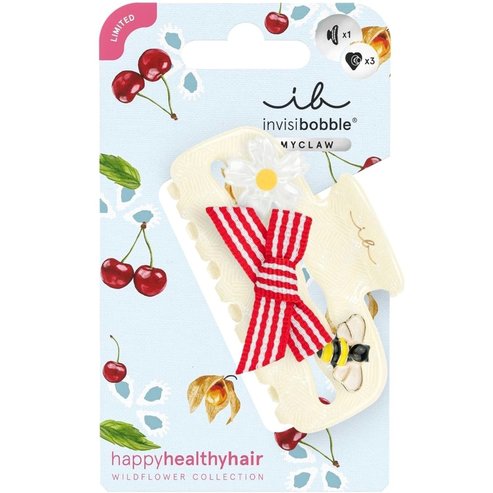 Invisibobble Limited Collection Wildflower Juicy Charms Myclaw Щипка за коса & Charms с различни дизайни за уникален стил във всяка прическа 1 брой