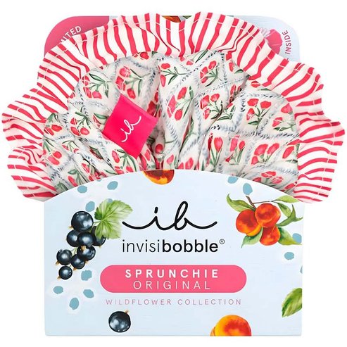 Invisibobble Limited Collection Wildflower Cottage Life Original Sprunchie Ластик за коса с флорален мотив, създаден за голям обем коса & силно задържане 1 брой