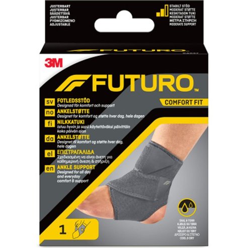 3M Futuro Comfort Fit Ankle Support Γκρι One Size 1 Парче, Код 04037