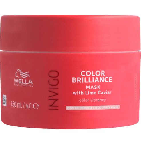 Wella Professionals Invigo Color Brilliance Mask with Lime Caviar Fine to Medium Coloured Hair 150ml