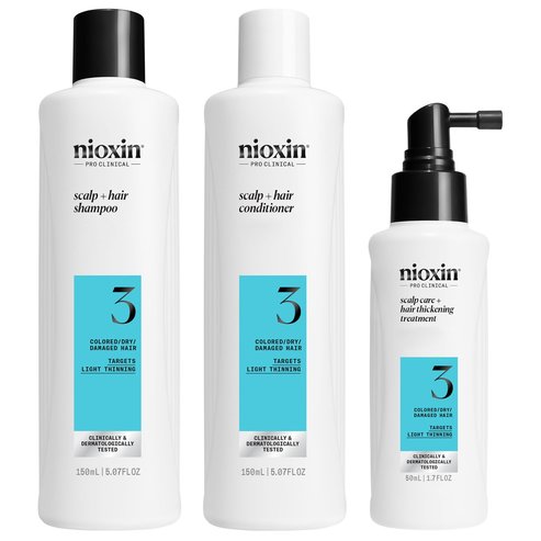 Nioxin Scalp & Hair Promo System 3 Shampoo 150ml & Conditioner 150ml & Treatment Serum 50ml