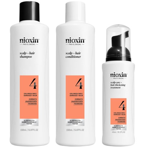 Nioxin Promo Scalp & Hair System 4 Shampoo 150ml & Conditioner 150ml & Treatment Serum 40ml