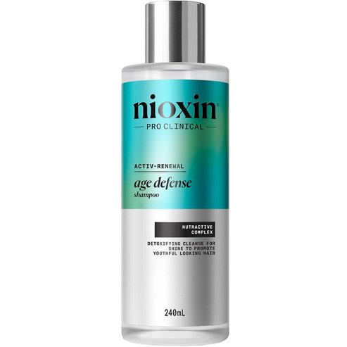 Nioxin Activ Renewal Age Defense Shampoo Шампоан за млада и блестяща коса с действие против стареене 240ml