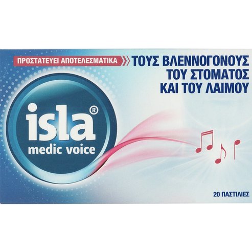 FarmaSyn Isla Medic Voice 20 Lozenges