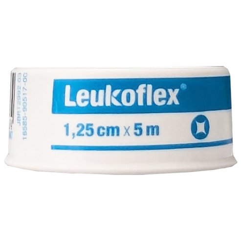 Leukoflex Transparent Waterproof Medical Tape 1,25cm x 5m 1 бр