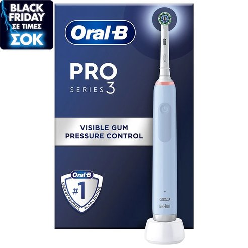 Oral-B Pro 3 3000 Cross Action Electric Toothbrush Син 1 бр