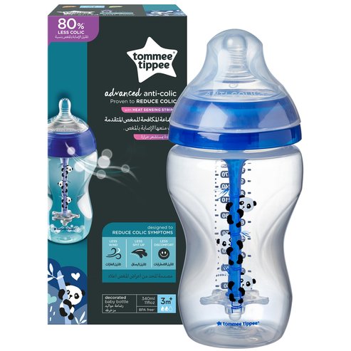 Tommee Tippee Advanced Anti-Colic Baby Bottle 3m+ Син код 42257785, 340ml