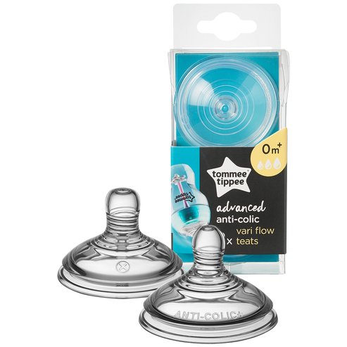 Tommee Tippee Advanced Anti-Colic Vari Flow Teets 0m+ Код 422583, 2 бр