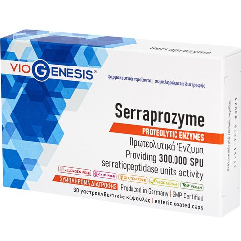 Viogenesis Serraprozyme 30caps