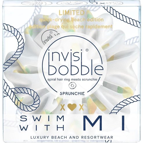 Invisibobble Swim With Mi Лента за коса с водоустойчива материя и здрава фиксация 1бр