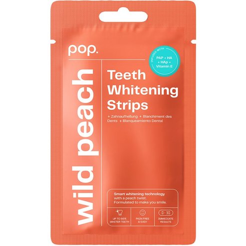 Pop. Teeth Whitening Strips 14 броя - Wild Peach