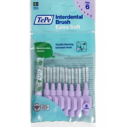 TePe Interdental Brush Extra Soft 8 бр - Size 6 (1.1mm)