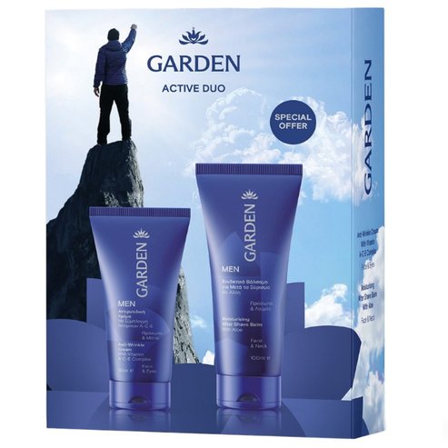 Garden Promo Men Anti Wrinkle Face & Eyes Cream 50ml & Moisturising After Shave Balm 100ml