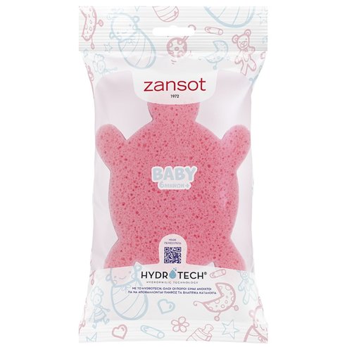 Zansot Baby 6 Months Sponge 1 брой - Розова Костенурка