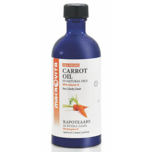 Macrovita Каротиново масло за лице, тяло и коса с витамин Ε 100ml