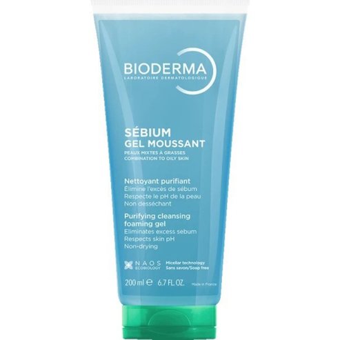 Bioderma Sebium Purifying Cleansing Foaming Gel Moussant 200ml