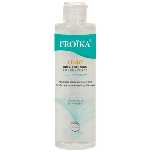 Froika U-40 Urea Moisturizing Keratoregulating Emollient Cream Хидратираща, кератолитична и омекотяваща емулсия с 40% урея за лице, тяло и скалп, която възстановява еластичността на кожата 150ml