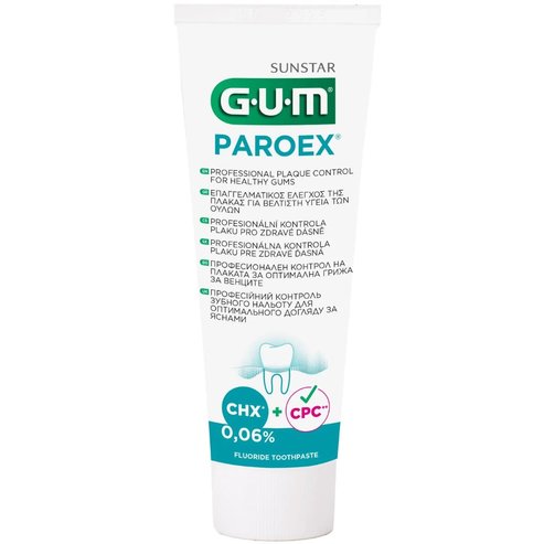Gum Paroex CHX 0.06% & CPC Plaque & Gums Toothpaste 75ml