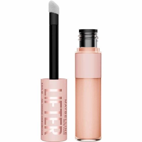 Maybelline Lifter Full Coverage Serum Concealer Хидратиращ коректор против тъмни кръгове с 2% пептиди за естествен резултат и сияен вид 11ml - 25
