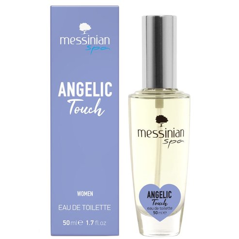Messinian Spa Angelic Touch Eau De Toilette Дамски парфюм с нотки на цитрусови плодове & деликатни цветя за елегантна & незабравима аура Нежен, но пленителен, модерен, но & вечен 50ml