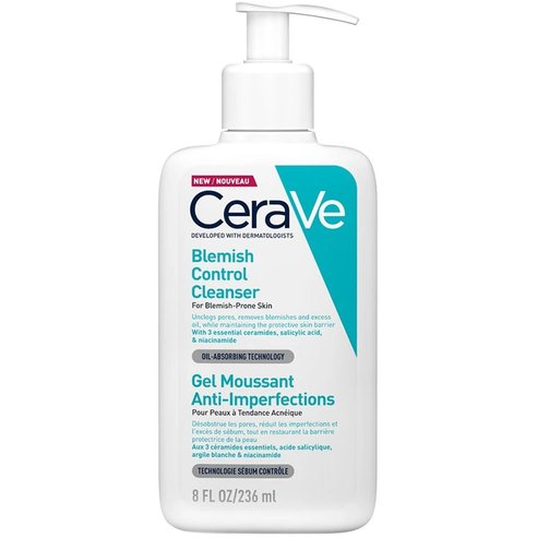 CeraVe Blemish Control Anti-Imperfections Face Cleanser Gel 236ml