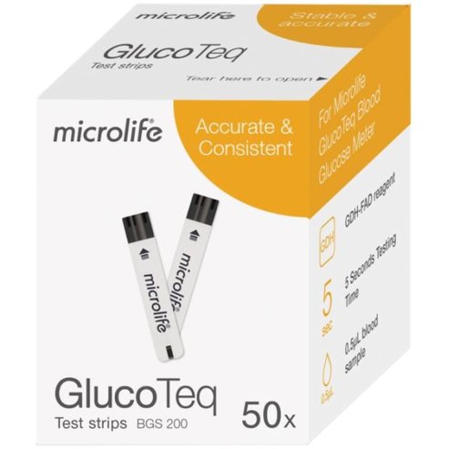 Microlife GlucoTeq Test Strips 50 бр