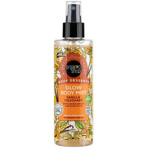 Organic Shop Glow Body Mist Vanilla Milkshake 200ml