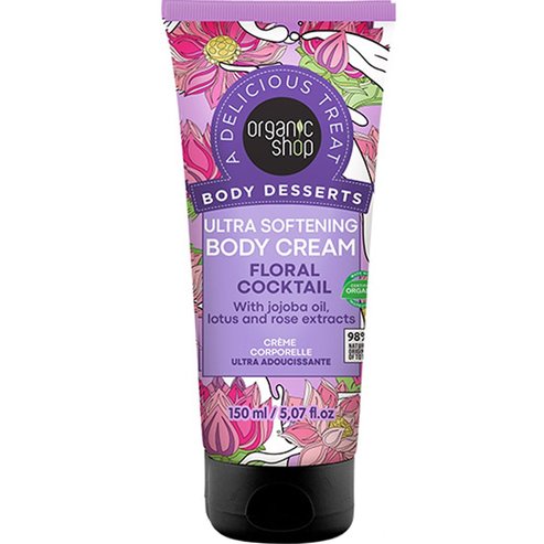 Organic Shop Body Desserts Floral Cocktail Ultra Softening Body Cream 150ml