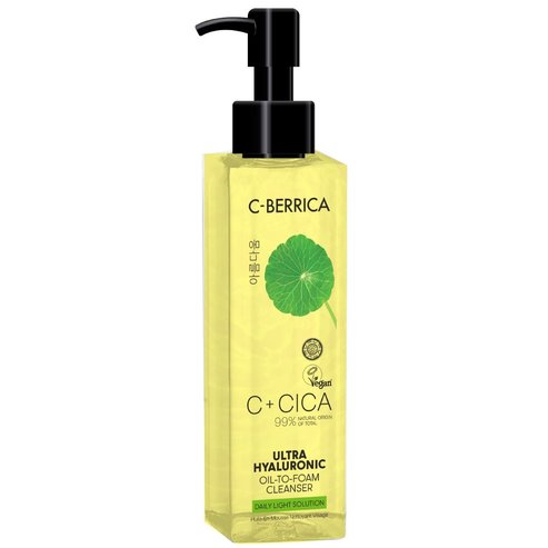 Natura Siberica C+Cica C-Berrica Daily Light Solution Ultra Hyaluronic Oil To Foam Face Cleanser 150ml