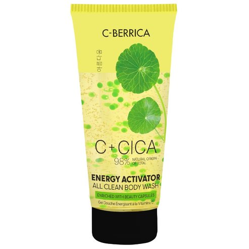 Natura Siberica C+Cica C-Berrica Enriched With Beauty Capsules Energy Activator All Clean Body Wash 200ml