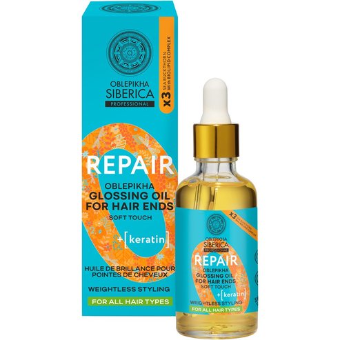 Natura Siberica Oblepikha Soft Touch Repair Glossing Oil for Hair Ends 50ml