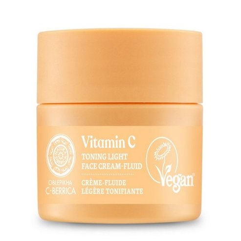 Natura Siberica Oblepikha C-Berrica Vitamin C Toning Light Face Cream-Fluid 50ml