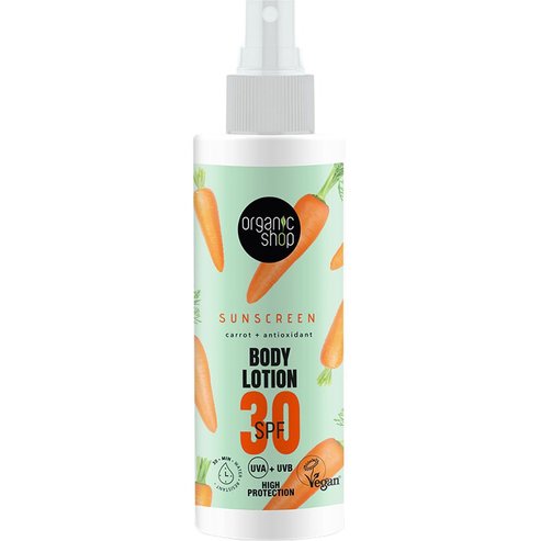 Organic Shop Sunscreen Body Lotion Spf30, 150ml