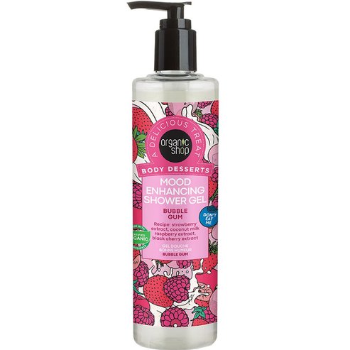 Organic Shop Body Desserts Bubble Gum Mood Enhancing Shower Gel 280 ml