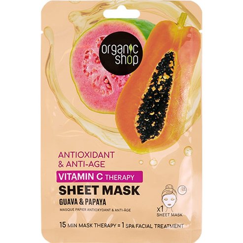 Organic Shop Vitamin C Therapy Antioxidant & Anti Age Sheet Mask 1 бр