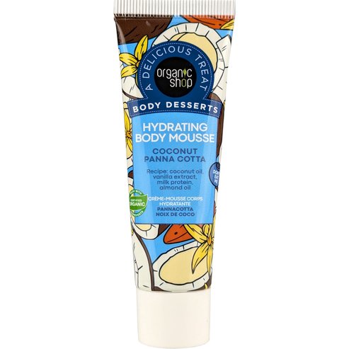 Organic Shop Подарък Body Desserts Coconut Panna Cotta Hydrating Body Mousse 30ml