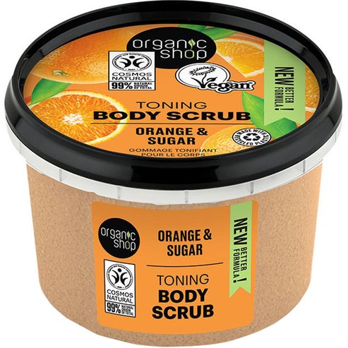 Organic Shop Orange & Sugar Toning Body Scrub 250ml