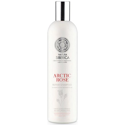 Natura Siberica Copenhagen Arctic Rose Repairing Shampoo Възстановяващ шампоан за суха & увредена коса, с роза за естествено здраве & блясък 400ml