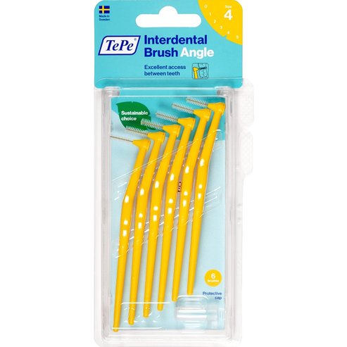 TePe Angle Interdental Brush Angle 6 бр - Size 4 (0.7 mm)