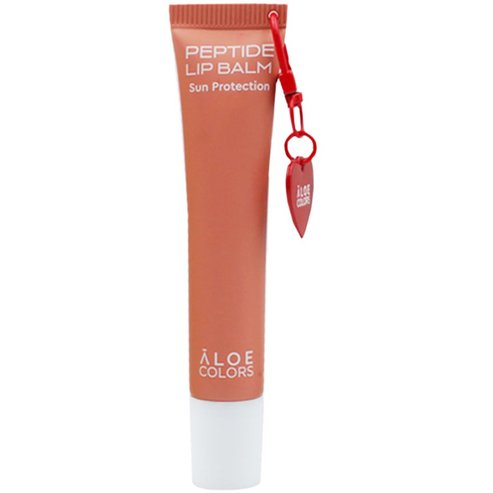 Aloe Colors Peptide Sun Protection Lip Balm Хидратиращ балсам за устни със слънцезащита, който дарява комфорт, подхранване & впечатляващ блясък с аромат на ванилия 15ml - Vanilla Cake
