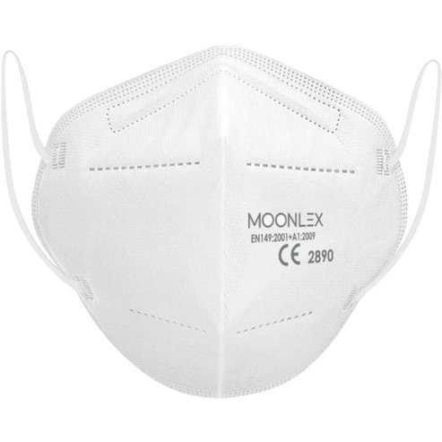 Moonlex Protective Face Mask Бяло 1 бр